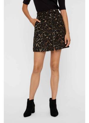 Trumpas sijonas rudas VERO MODA moteris
