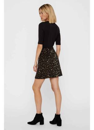 Trumpas sijonas rudas VERO MODA moteris