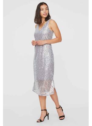 Pusilgių suknelė sidabrinė VERO MODA moteris