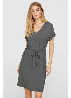 Pusilgių suknelė juodas VERO MODA moteris