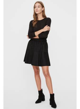 Trumpas sijonas juodas VERO MODA moteris