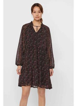 Pusilgių suknelė juodas VERO MODA moteris