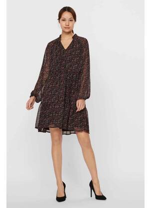 Pusilgių suknelė juodas VERO MODA moteris