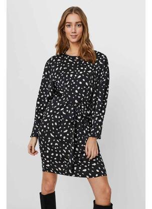 Pusilgių suknelė juodas VERO MODA moteris