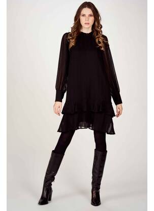 Pusilgių suknelė juodas VERO MODA moteris