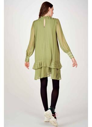Pusilgių suknelė žalias VERO MODA moteris