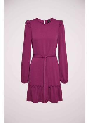 Pusilgių suknelė rožinė VERO MODA moteris
