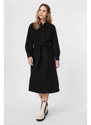 Pusilgių suknelė juodas VERO MODA moteris