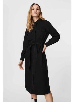 Pusilgių suknelė juodas VERO MODA moteris