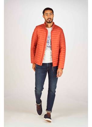 Pūkinė striukė oranžinė JACK & JONES vyras