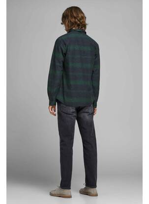 Ilgomis rankovėmis marškinys žalias JACK & JONES vyras