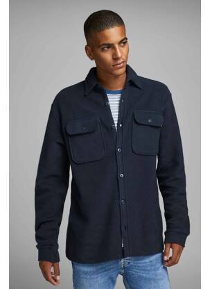 Ilgomis rankovėmis marškinys mėlyna JACK & JONES vyras