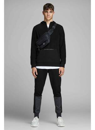 Kapišonas juodas JACK & JONES vyras