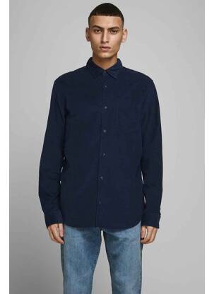 Ilgomis rankovėmis marškinys mėlyna JACK & JONES vyras