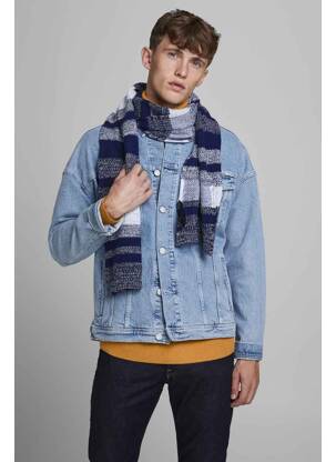 Šalikas mėlyna JACK & JONES vyras