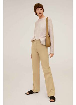 Chino kelnė rudas MANGO moteris