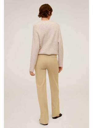 Chino kelnė rudas MANGO moteris