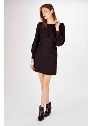 Pusilgių suknelė juodas ASTRID BLACK LABEL moteris