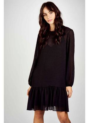 Pusilgių suknelė juodas ASTRID BLACK LABEL moteris