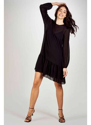 Pusilgių suknelė juodas ASTRID BLACK LABEL moteris