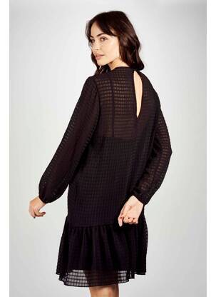 Pusilgių suknelė juodas ASTRID BLACK LABEL moteris