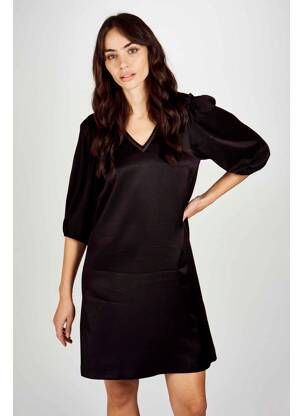 Pusilgių suknelė juodas ASTRID BLACK LABEL moteris