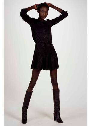 Pusilgių suknelė juodas ASTRID BLACK LABEL moteris