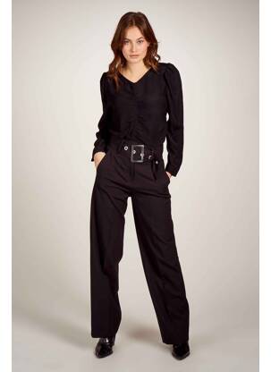 Platus kelnes juodas ASTRID BLACK LABEL moteris