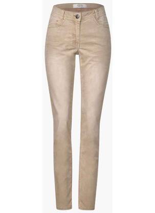 Pantalon bežinis CECIL moteris