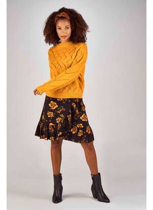 Mini sijonas juodas CLOUDS OF FASHION moteris