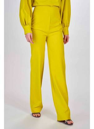 Pantalon geltona DEUX. BY ELINE DE MUNCK moteris