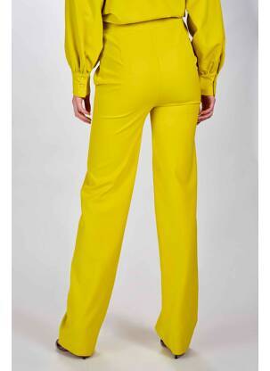 Pantalon geltona DEUX. BY ELINE DE MUNCK moteris