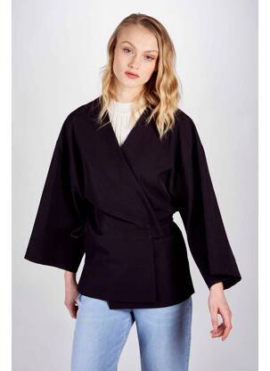 Kasdienis švarkas juodas DEUX. BY ELINE DE MUNCK moteris