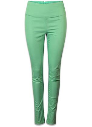 Jegging žalias PIECES moteris