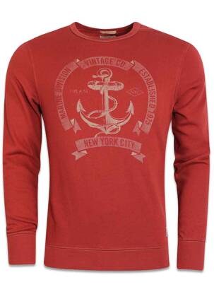T-marškinys raudona JACK & JONES vyras