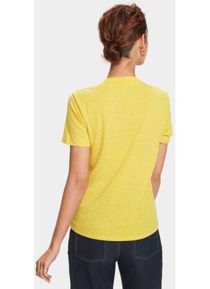 T-marškinys geltona SCOTCH & SODA moteris