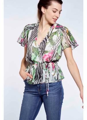 Bluzonai baltas GUESS moteris