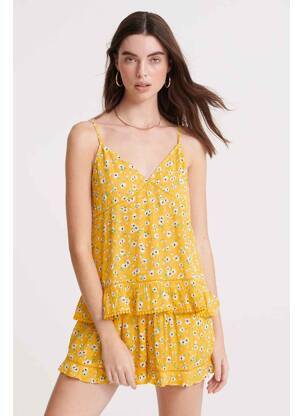 Viršūnė geltona SUPERDRY moteris