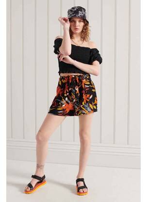 Šortas juodas SUPERDRY moteris