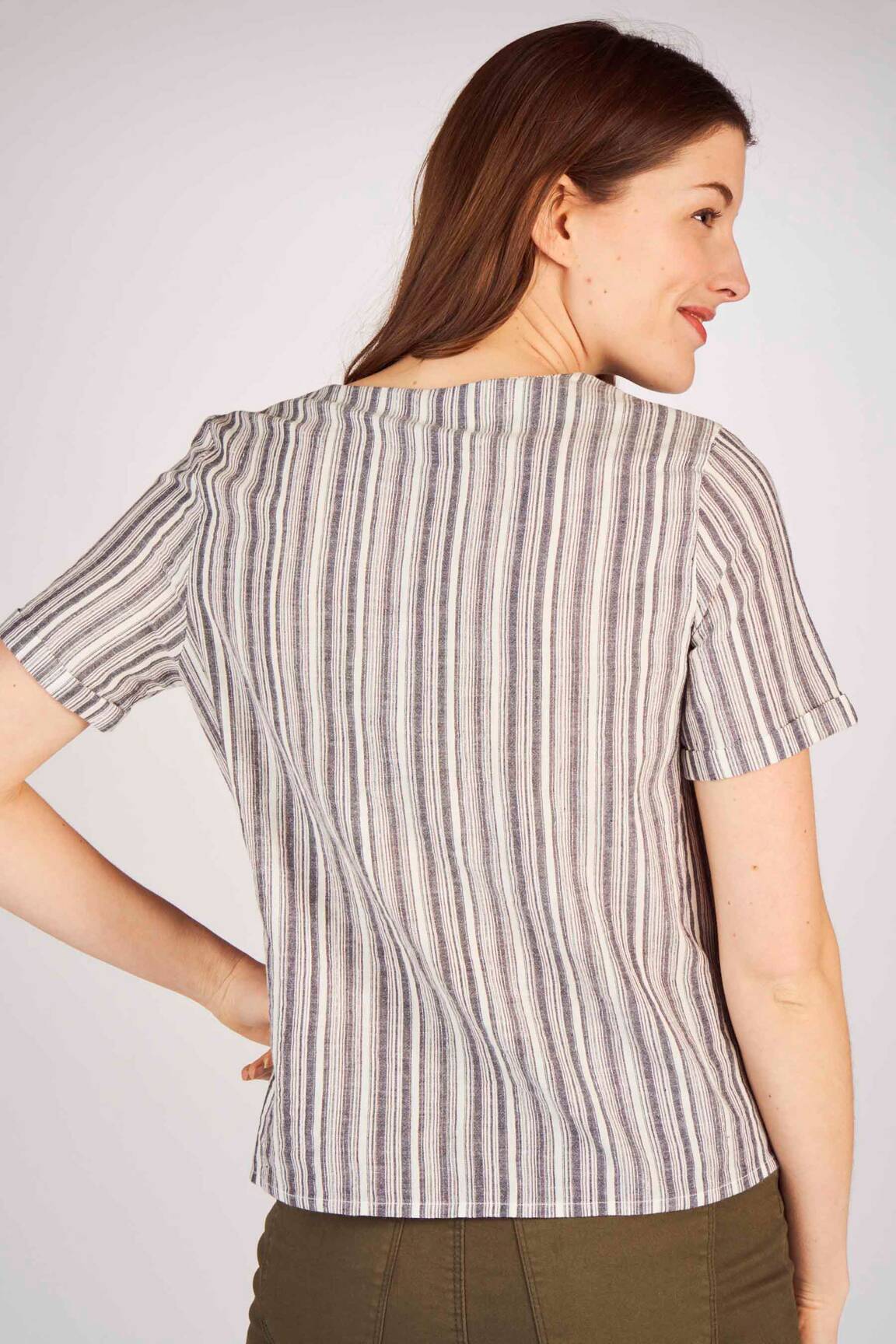 Moteriškas marškinys mėlyna VERO MODA moteris