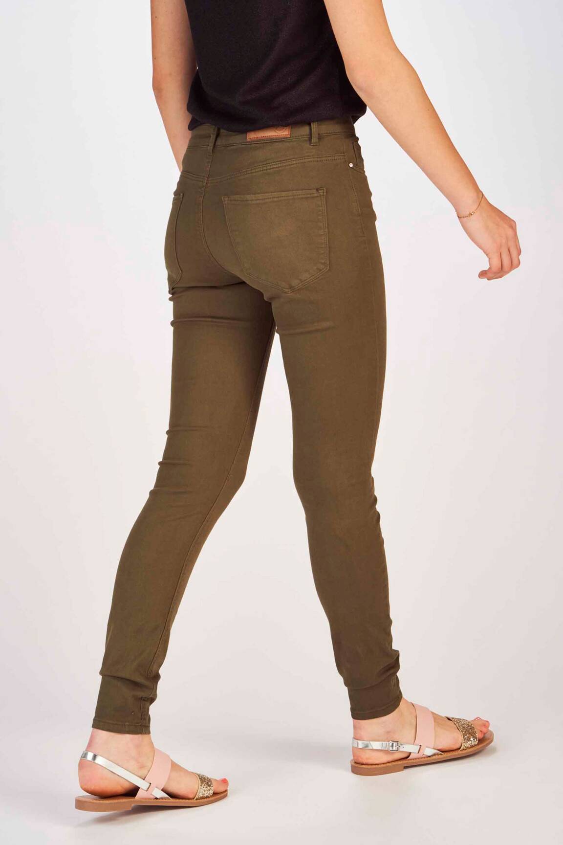Lieknos džinsai žalias VERO MODA moteris