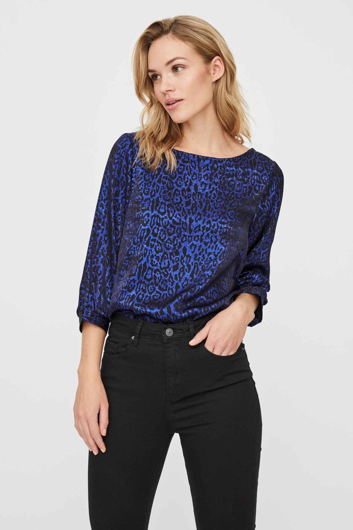 Viršūnė mėlyna VERO MODA moteris