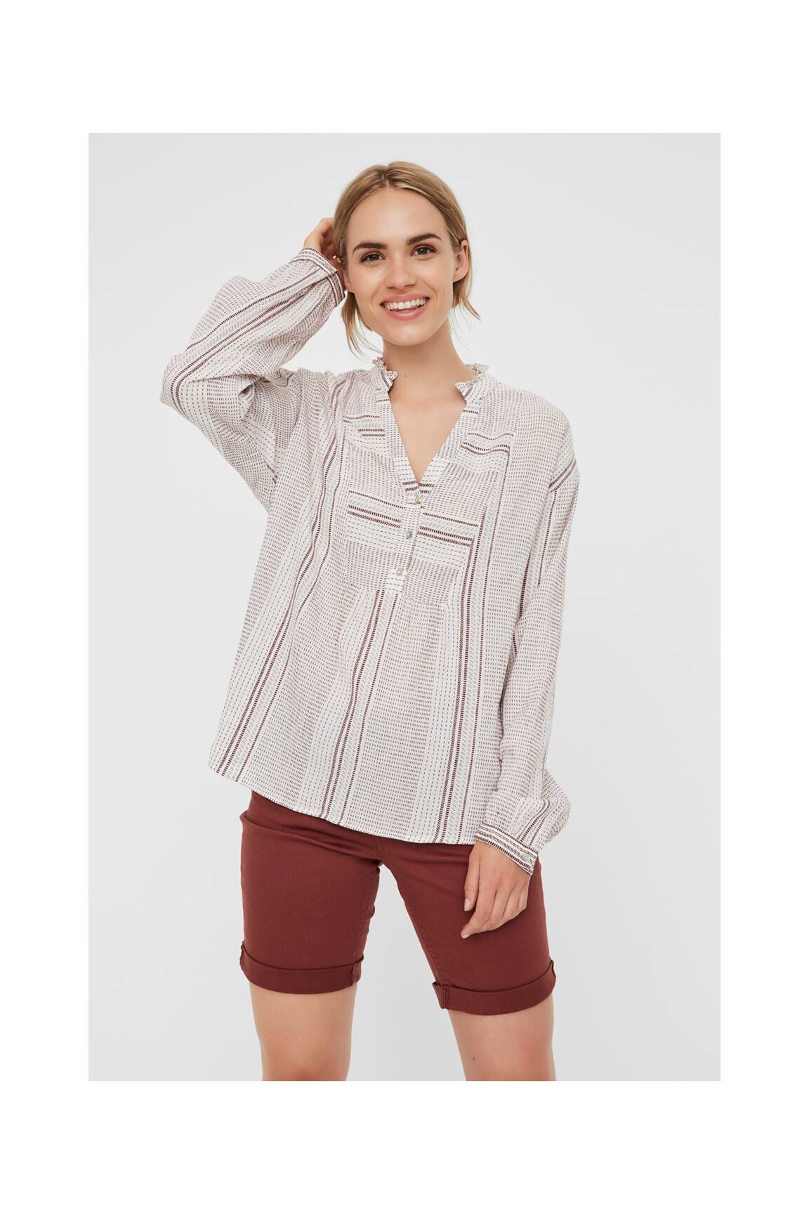 Bluzonai baltas VERO MODA moteris