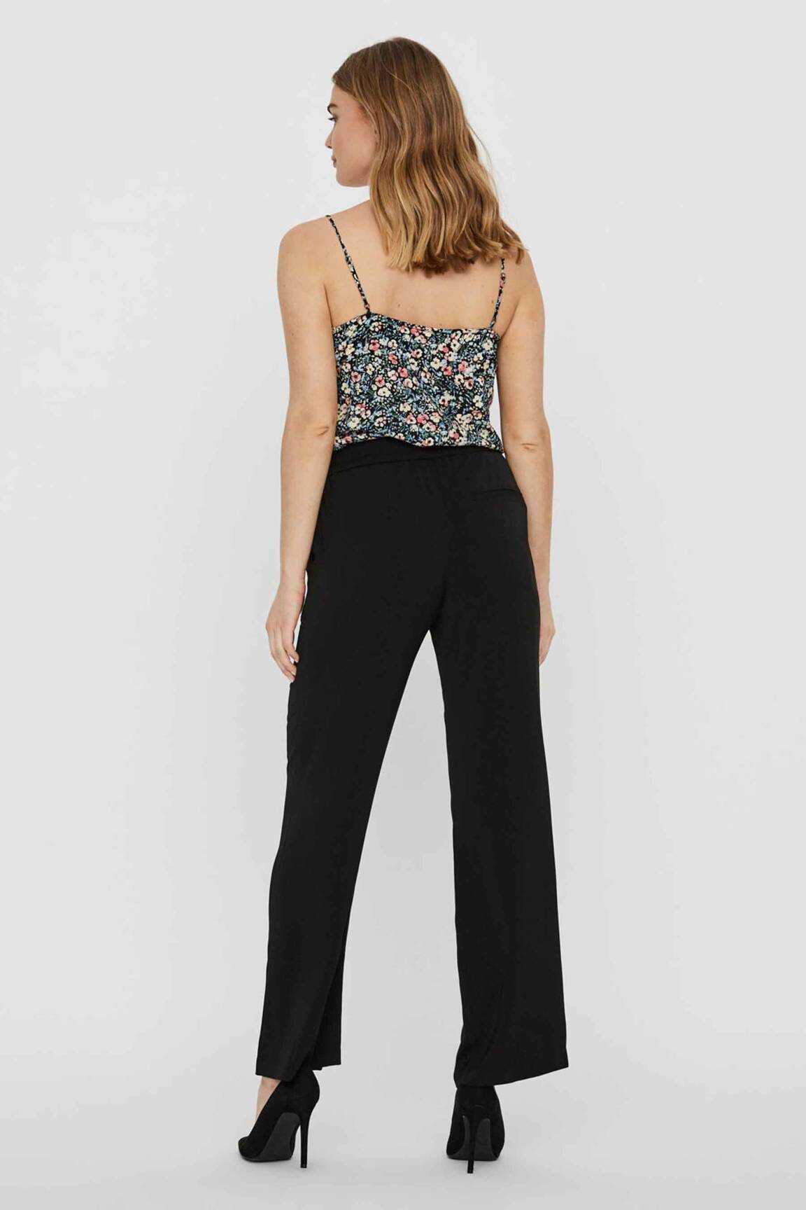 Platus kelnes juodas VERO MODA moteris