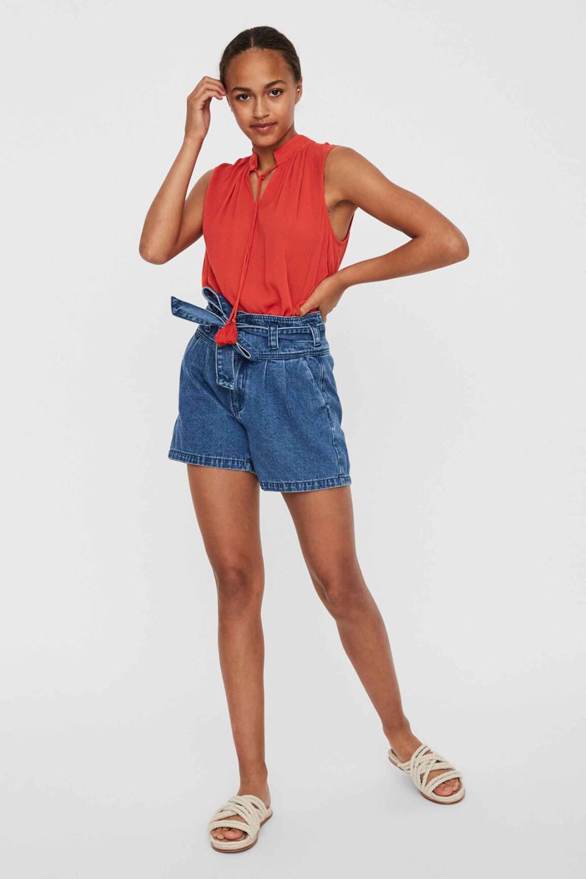 Viršūnė raudona VERO MODA moteris