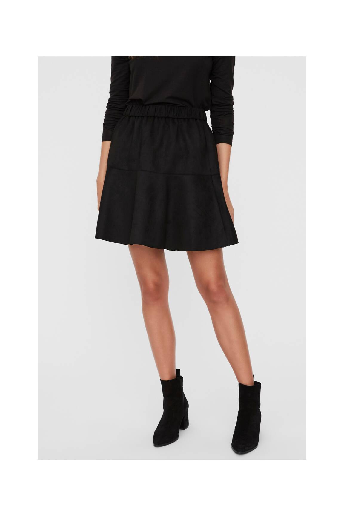 Trumpas sijonas juodas VERO MODA moteris