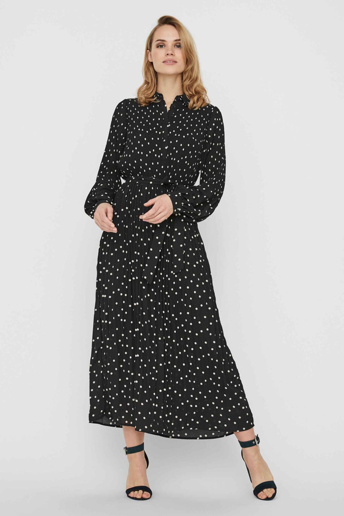 Ilga suknelė juodas VERO MODA moteris