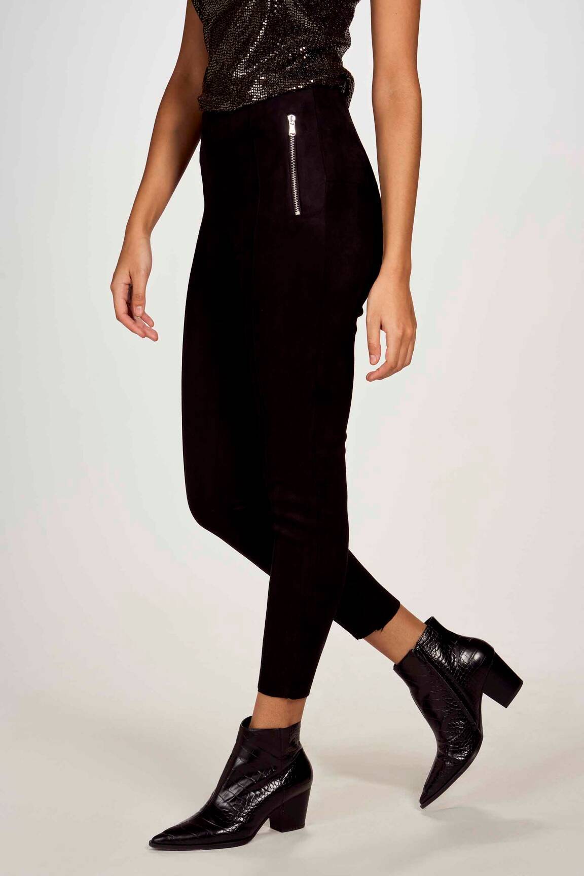 Lieknos kelnės juodas VERO MODA moteris