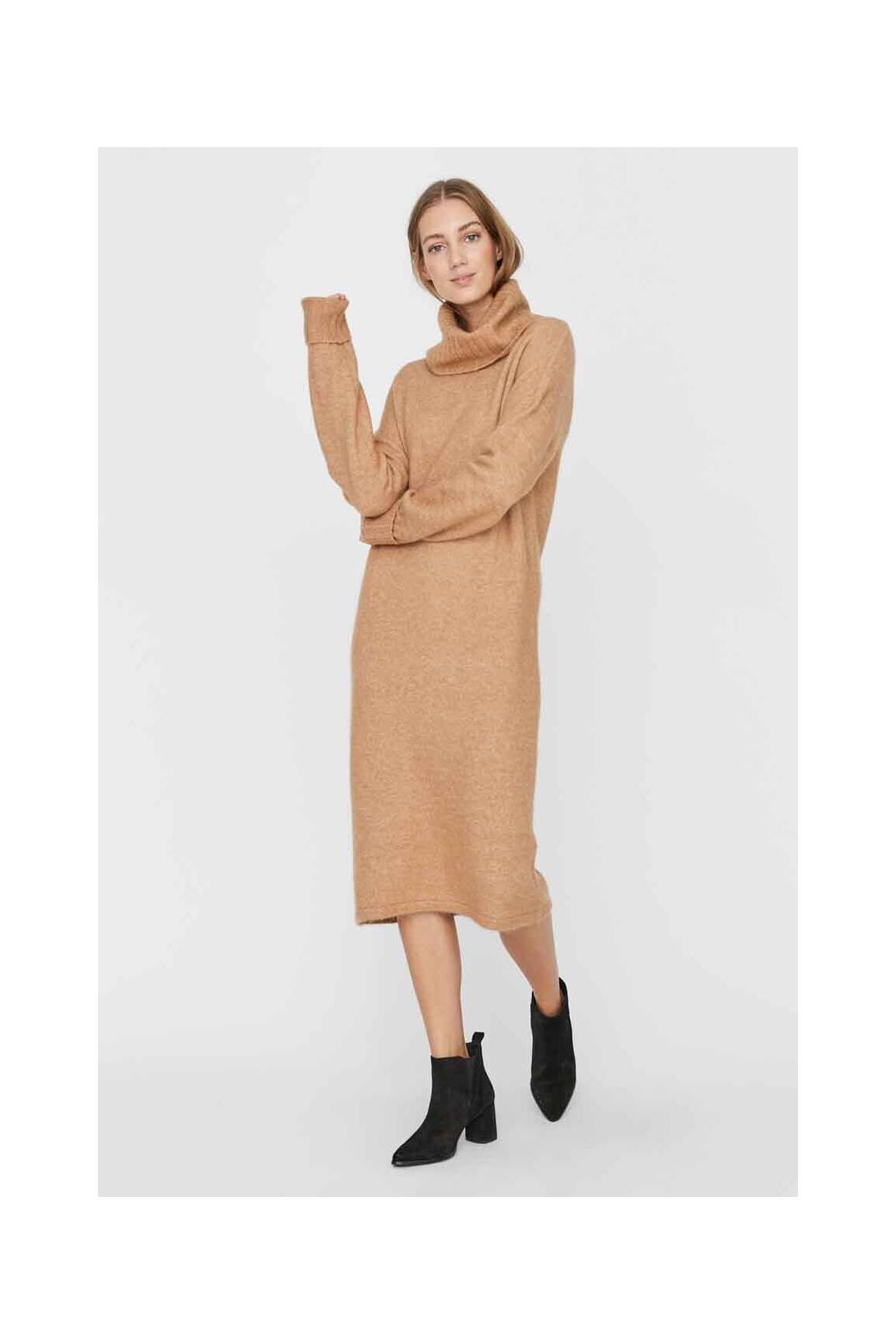 Megztinė suknelė rožinė VERO MODA moteris
