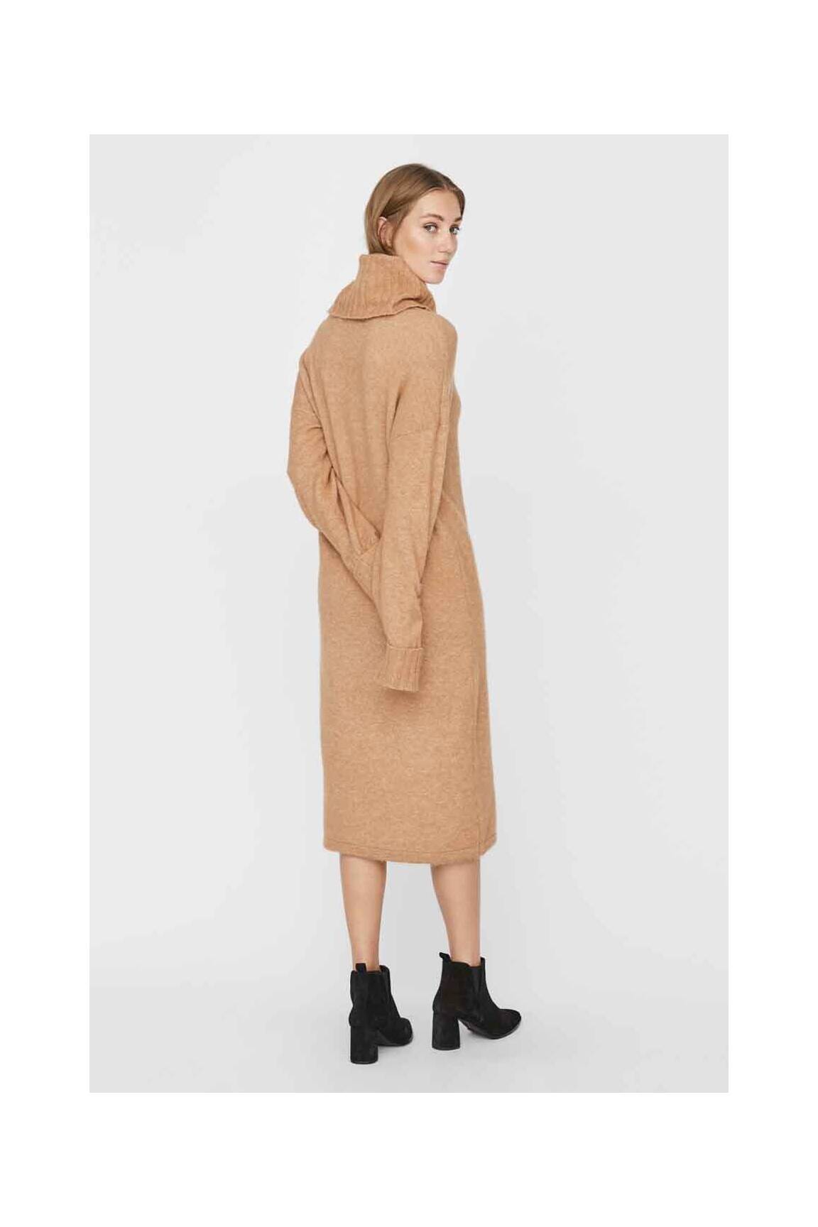 Megztinė suknelė rožinė VERO MODA moteris